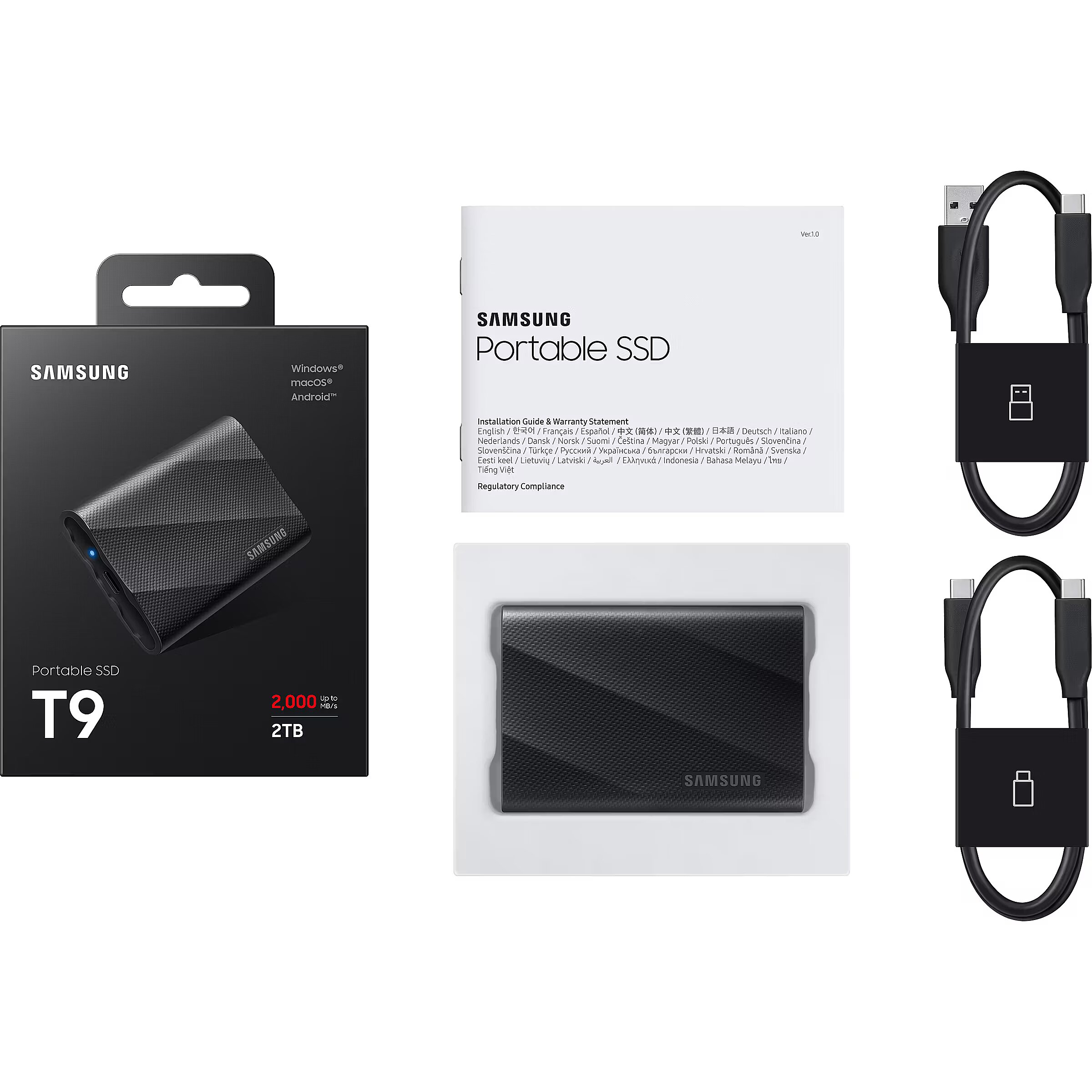 Samsung SSD Externe T9 Portable - Vue 2