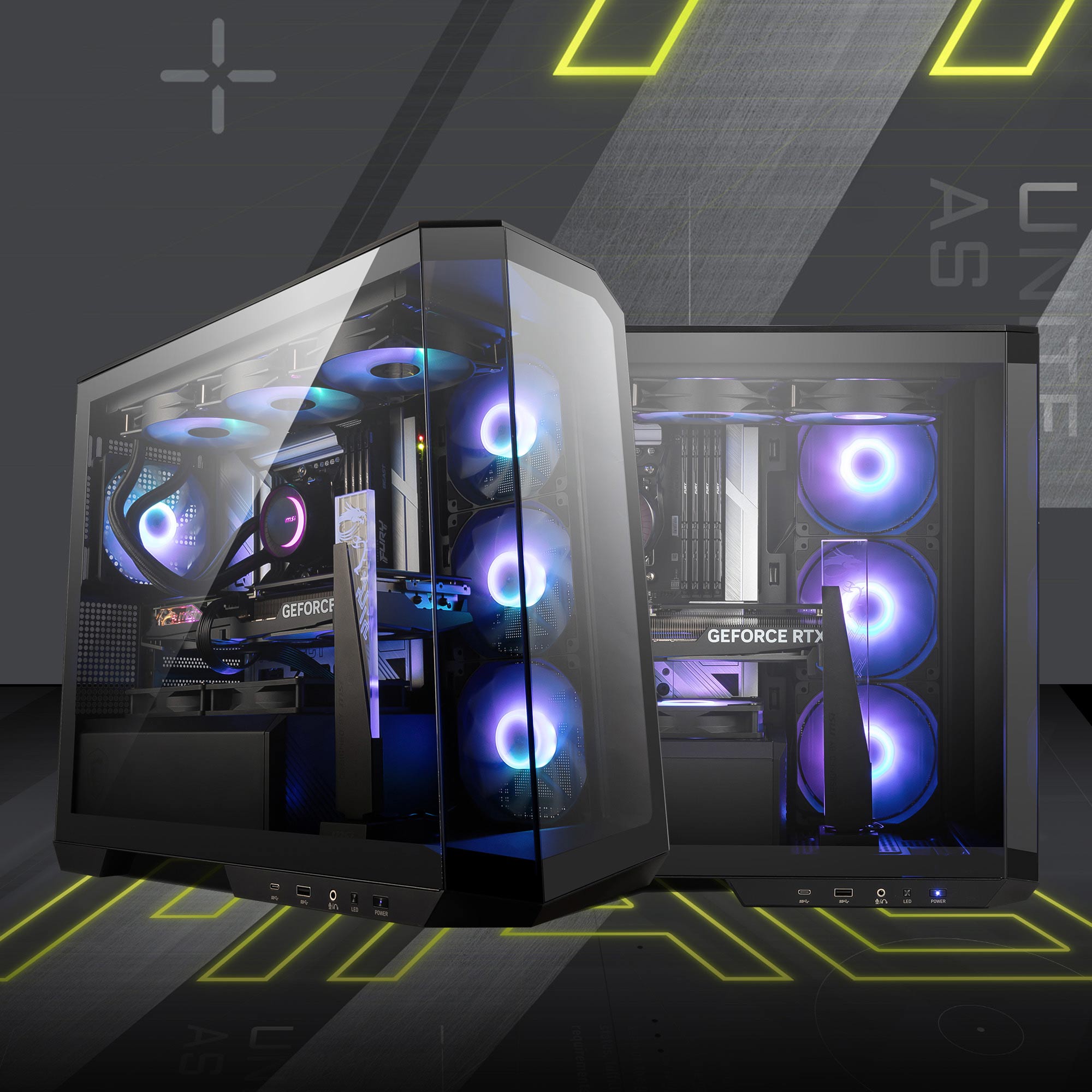 PC Gaming Msi mag pano m100r - Vue 3