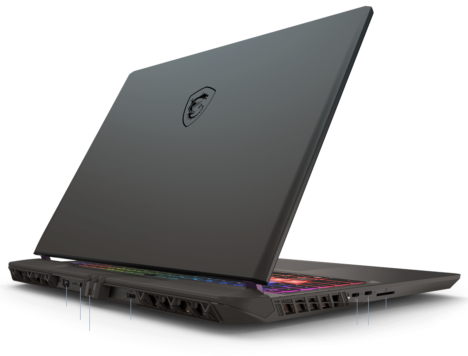 MSI Vector 16 HX AI RTX 5080 - Vue 2