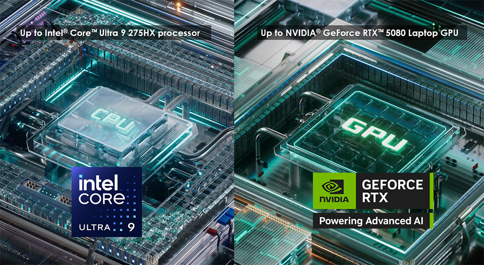 MSI Vector 16 HX AI RTX 5080 - Vue 4